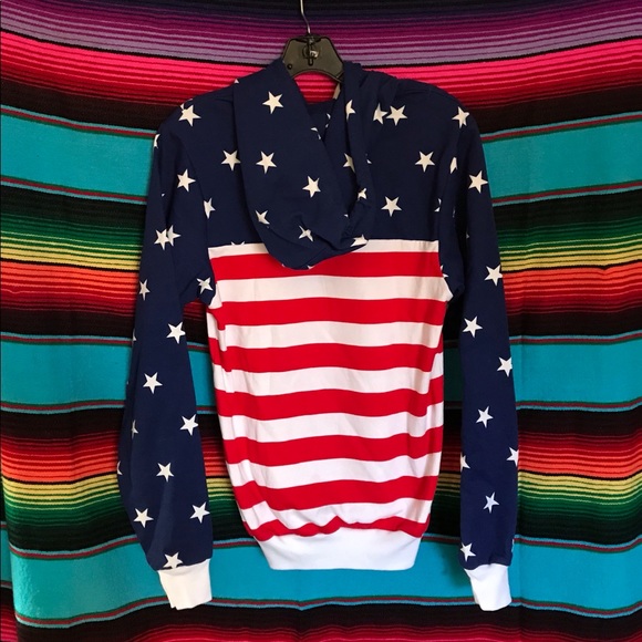Amazing USA 🇺🇸 . American Apparel Hoodie. Small - Picture 2 of 3